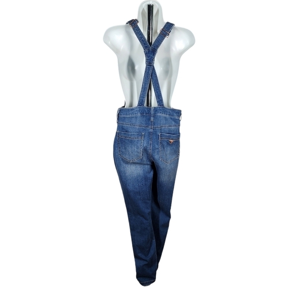 GUESS ADJUSTABLE STRAPS DENIM OVERALLS - Picture 4 of 12